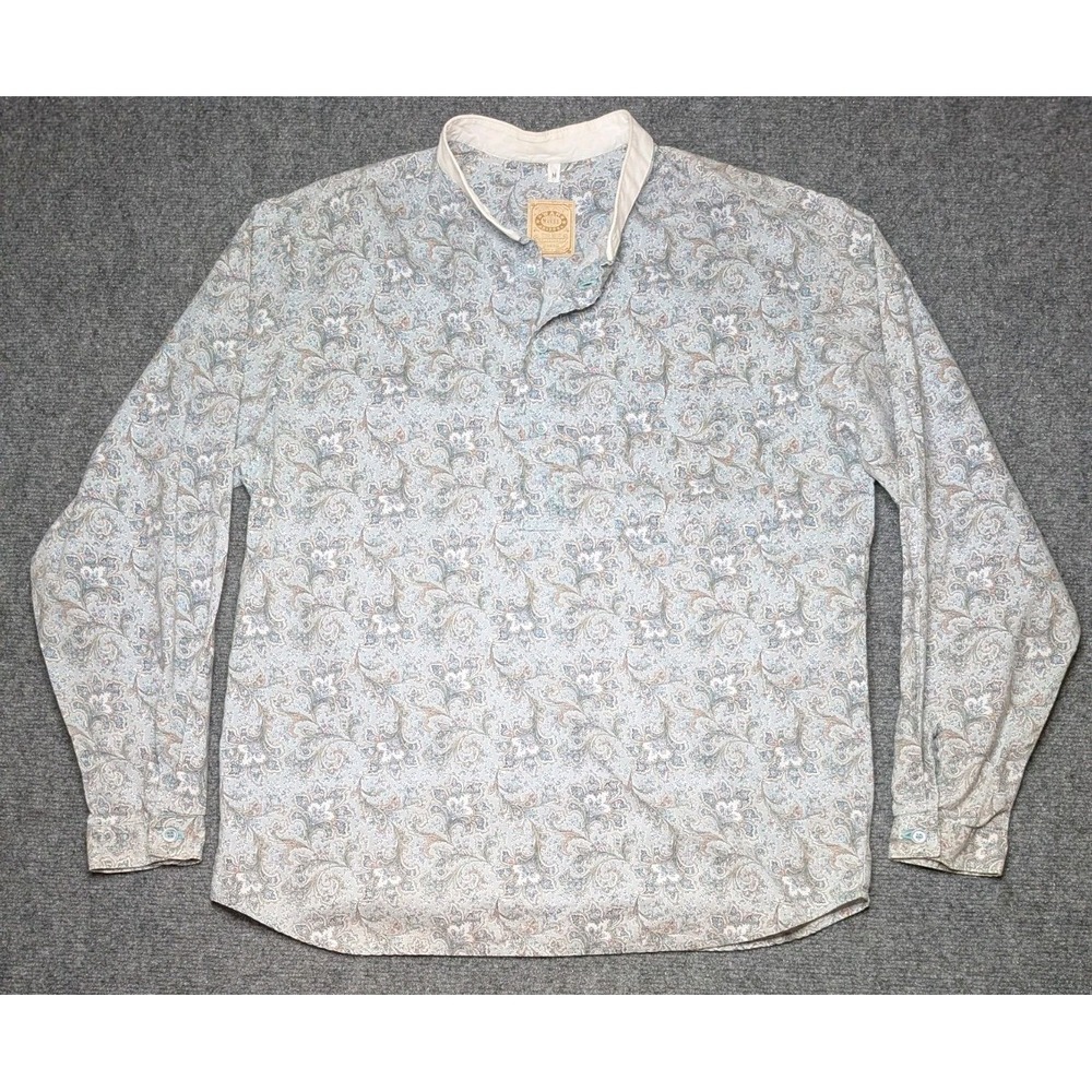 WAH Maker Arizona True West Women's Blouse Long Sleeve Top Size Medium Paisley